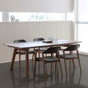 【ふるさと納税】旭川家具 カンディハウス テン D アームチェア UB(座張) ウォルナットCW / 張地(革)MG-CGY /テン D EXソリッドテーブル ...