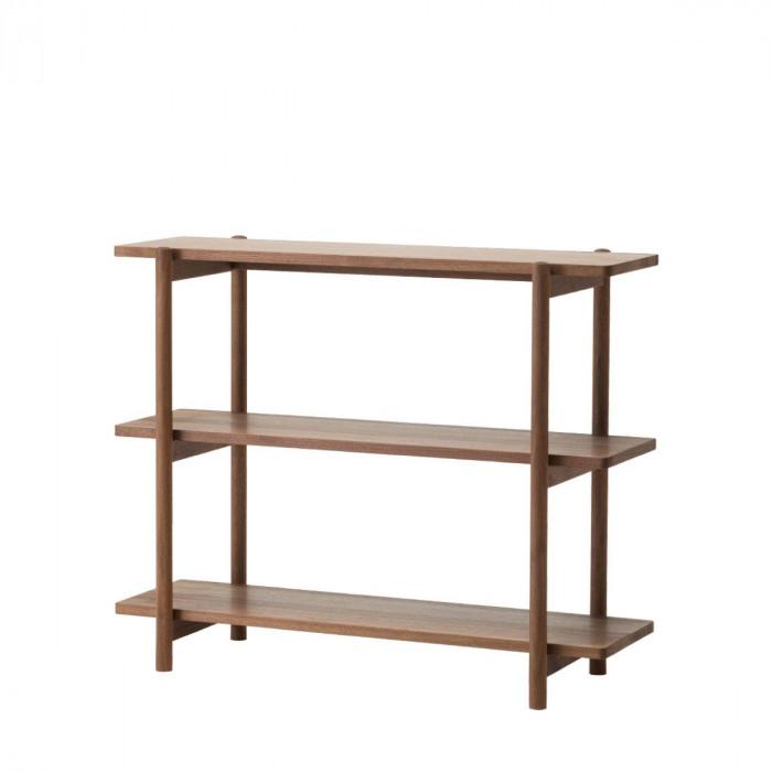 【ふるさと納税】旭川家具 コサイン リビングシェルフ85 ウォルナット_00839 | 棚 収納 シェルフ 家具 インテリア 天然木 旭川市ふるさと納税 北海道...