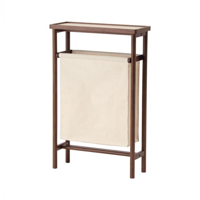 【ふるさと納税】旭川家具 コサイン ランドリーラック ウォルナット_02968 | インテリア ファニチャー 人気 おすすめ 送料無料