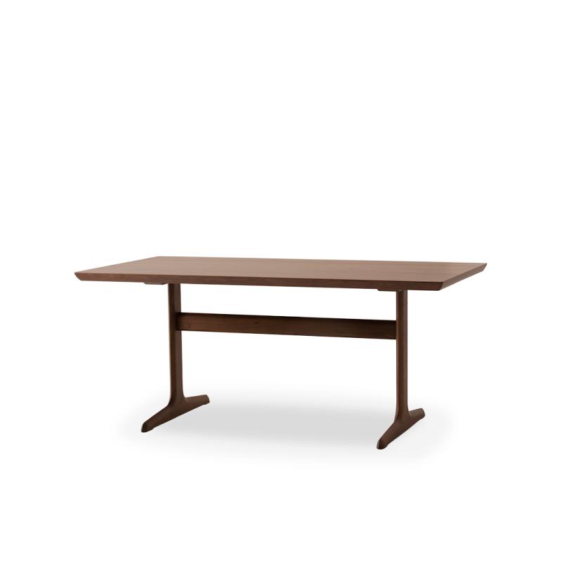 【ふるさと納税】旭川家具 カンディハウス WING LUX T脚テーブル 165×85 ウォルナットCW_00972 | 国産家具 ダイニングテーブル 165c...