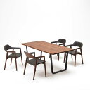 【ふるさと納税】旭川家具 カンディハウス スレッドDソリッドテーブルS 180×90 & TEN D アームチェアー_03922 | インテリア ファニチャー ...