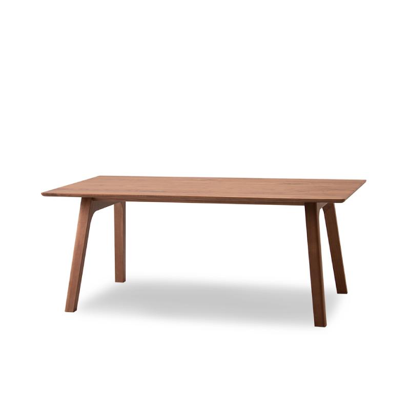 【ふるさと納税】旭川家具 カンディハウス TEN ソリッドテーブル180×90 ウォルナットCW_00899 | 国産家具 ダイニングテーブル 4人 木製 革張...