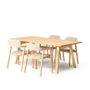 【ふるさと納税】旭川家具 カンディハウス TEN ソリッドテーブル&アームチェアー4脚セット 北海道タモNF_01344 | 国産家具 ダイニングセット ダイニ...