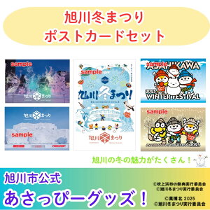 【ふるさと納税】\旭川市の冬がいっぱい!/旭川冬まつりポストカード(5枚セット)_05065 | 玩具 雑貨 日用品 人気 おすすめ 送料無料