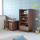 【ふるさと納税】旭川家具 MUKU工房オリジナル ジャム オープンキャビネット ウォールナット_04900 | インテリア ファニチャー 人気 おすすめ 送料無...