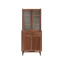 【ふるさと納税】旭川家具 MUKU工房オリジナル ジャム カップボード 80 ウォールナット_04907 | インテリア ファニチャー 人気 おすすめ 送料無料