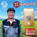 【ふるさと納税】【定期便】令和7年産 ゆめぴりか 5kg×1袋 6ヶ月毎月発送_05391