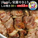 5位! 口コミ数「0件」評価「0」12ヵ月 定期便 室蘭やきとり しお焼き 30本 焼き鳥 【ふるさと納税 人気 おすすめ ランキング 定期便 室蘭 やきとり しお焼き 30･･･ 