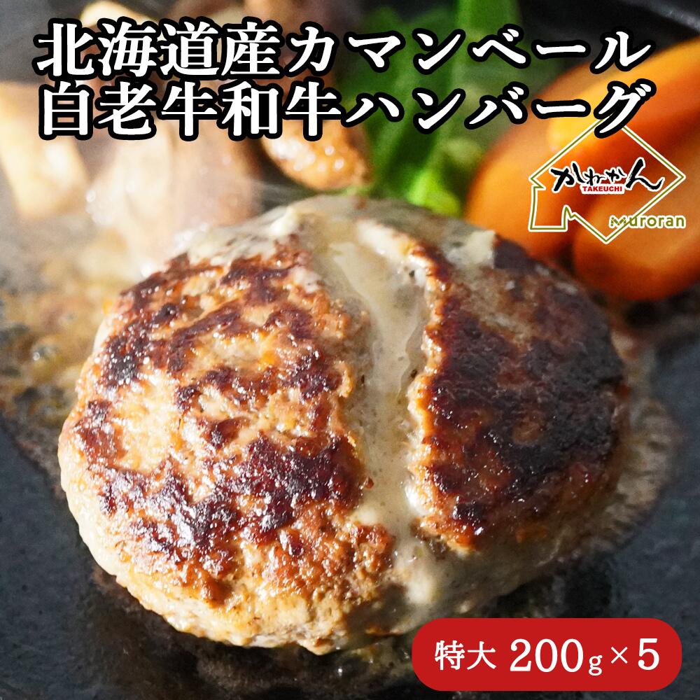 23位! 口コミ数「0件」評価「0」道産和牛カマンベールチーズハンバーグ（200g）5個入り 【ふるさと納税 人気 おすすめ ランキング 北海道産 和牛 ダブルチーズ Wチーズ･･･ 