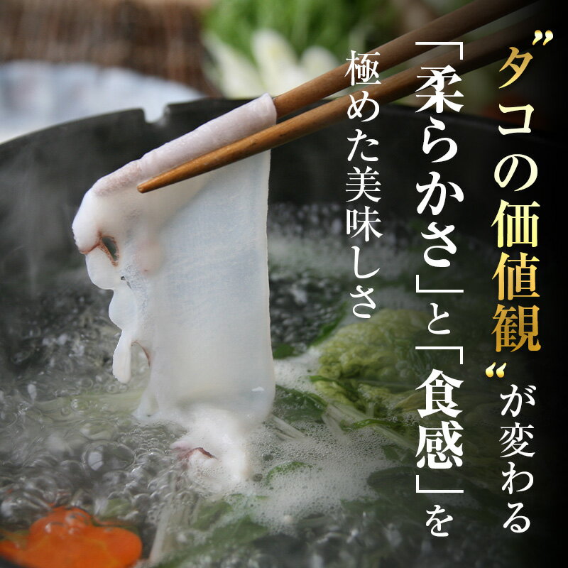 【ふるさと納税】北海道産たこしゃぶ500g×100パック 無添加「特製タレ」と釧路産「ダシ昆布」をセット 北釧水産 北海道 釧路 ふるさと納税 たこ 魚介類 海産物 F4F-4349