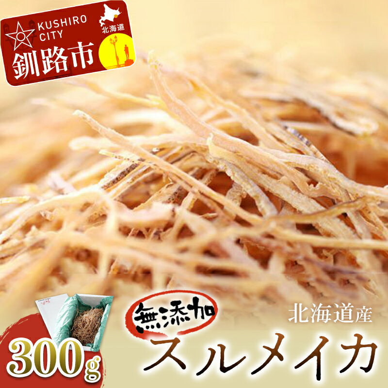 【ふるさと納税】北海道産・無添加スルメイカ 300g ×1 北海道 釧路 ふるさと納税 いか イカ 烏賊 スルメイカ 無添加 魚介 珍味 おつまみ おやつ 北海道産 F4F-0643のサムネイル