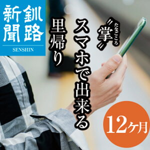 【ふるさと納税】 釧路新聞電子版 《12ヶ月》 釧路新聞 新聞 電子版 北海道 釧路 F4F-1698