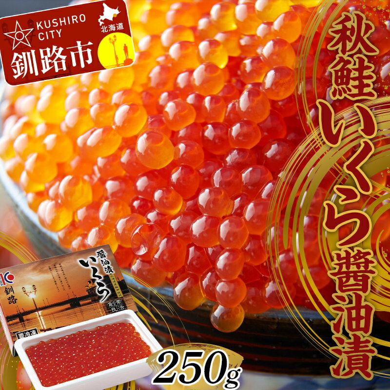 【ふるさと納税】 大人気！秋鮭いくら醤油漬250g 鮭卵 イ