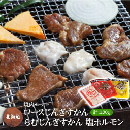 【ふるさと納税】焼肉セット(じんぎすかん2種、塩ホルモン)【配送不可地域：離島】【1232094】