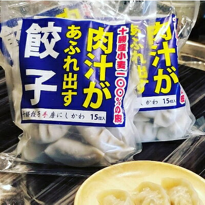 2023年2月発送開始『定期便』十勝小麦100%のモチモチ食感の皮からあふれ出す餃子 隔月全3回【配送不可地域：離島】【5126853】