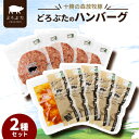 【ふるさと納税】十勝の森放牧豚 どろぶたのハンバーグ2種セット【配送不可地域:離島】【1486807】