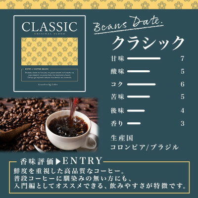 【ふるさと納税】コーヒー豆 クラシックブレンド ボトル 100g 1本 焙煎したてのブレンドコーヒー 北海道 帯広市【1503290】