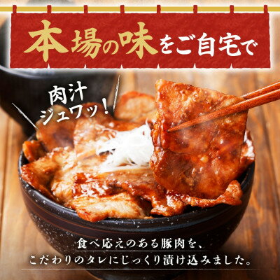 【ふるさと納税】十勝 豚丼&豚丼ボール(各1パック)焼くだけ 食べきりサイズ 秘伝のタレ付き 北海道 帯広市【配送不可地域：離島】【1555422】