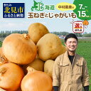 【ふるさと納税】【予約】【数量限定】北海道産 たまねぎ じゃがいも セット 約7kg 約15kg