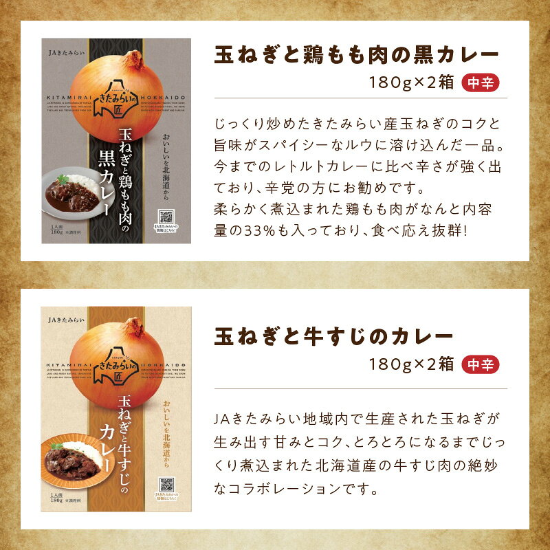 【ふるさと納税】オホーツク大地のカレーセット レトルトカレー ご当地カレー 常温配送 詰合せ ギフト f012084-kitami-10000449 北海道北見市 サンプル画像2