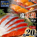 【ふるさと納税】塩紅鮭切身セット 半身 約700g×2枚 ( ...