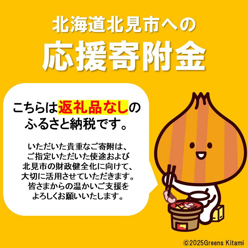 【ふるさと納税】【返礼品なし】北海道北見市 応援寄附 1,000円分～500,000円分 f012084-kitami-10001415 北海道北見市 サンプル画像2