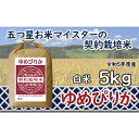 28位! 口コミ数「0件」評価「0」令和5年産【精白米】5つ星お米マイスターの契約栽培米ゆめぴりか5kg【39110】