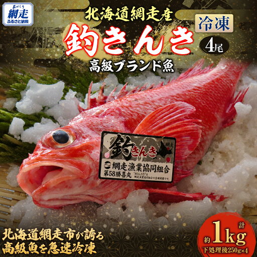 【ふるさと納税】【先行予約】【網走産】高級ブランド釣きんき 4尾【冷凍】(2025年5月15日より順次発送) 【 ふるさと納税 人気 おすすめ ランキング きんき 釣きんき キンキ 高級魚 冷凍 直送 ブランド魚 魚介 オホーツク 北海道 網走市 送料無料 】 ABJ014 【ふるさと納税】【先行予約】【網走産】高級ブランド釣きんき 4尾【冷凍】(2025年5月15日より順次発送) 【 ふるさと納税 人気 おすすめ ランキング きんき 釣きんき キンキ 高級魚 冷凍 直送 ブランド魚 魚介 オホーツク 北海道 網走市 送料無料 】 ABJ014