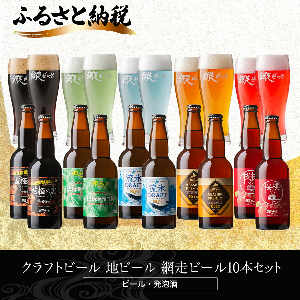 【ふるさと納税】網走ビール10本 【 ふるさと納税 人気 おすすめ ランキング ビール 網走ビール お酒 詰め合わせ セット アソート 地ビール お祝い ギフト...
