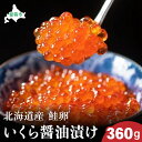 【ふるさと納税】いくら 北海道 醤油漬け 360g 小分け可能 国産 秋鮭 イクラ 鮭 北海道産 北海道産いくら 鮭いくら いくら醤油漬け 海鮮 魚介類 魚介 海産物 ごはんのお供 冷凍 おかず おつまみ 加工食品 魚卵 おせち お届け:※12月21日入金確認分までが年内配送