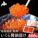 【ふるさと納税】北海道産 いくら 醤油漬け 500g 鮭卵 イクラ お節 おせち 海鮮丼 魚介類
