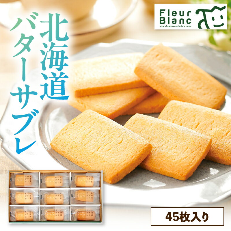 【ふるさと納税】【10営業日以内に発送】 北海道バターサブレ 45枚入り バターサブレ サブレ バター クッキー 焼菓子 香ばしい お菓子 洋菓子 スイーツ デザート おやつ 個包装 子供 ご褒美 甘い おいしい 四季舎 北海道 苫小牧市 おすすめ ランキング プレゼント ギフトのサムネイル
