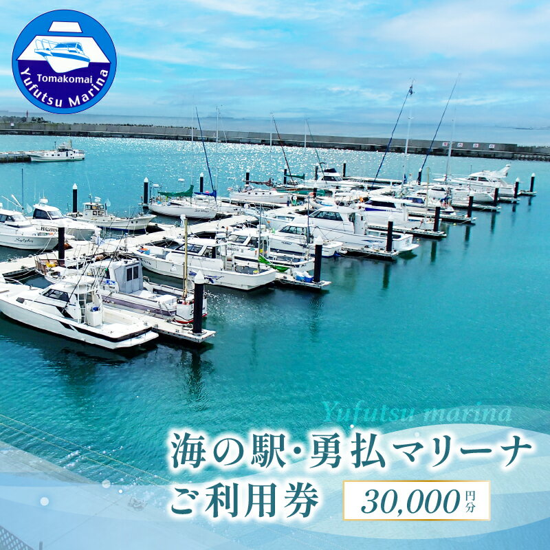 海の駅 勇払マリーナ ご利用券 30,000円分 クーポン チケット 利用券 サービス券 旅行 券 旅 観光 釣り クルージング 船 ボート 海上係留 陸上保管 レターパック ベルポート北海道 ベルポート 北海道 苫小牧 おすすめ ランキング プレゼント ギフト