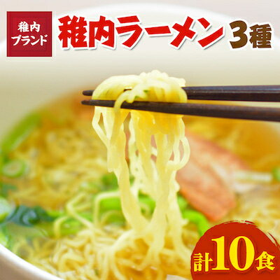 【ふるさと納税】稚内ブランド認定宗谷の塩使用　稚内ラーメン(