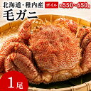 【ふるさと納税】【2025製造】ボイル毛ガニ1尾550g~650gボイル 毛がに 毛ガニ 毛蟹 ボイル 蟹 カニ 北海道ふるさと納税 稚内 ふるさと納税 北海道 【配送不可地域:離島・沖縄県】