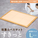 【ふるさと納税】珪藻土バスマット「すきっと」Lサイズ 48cm×69cm×厚さ1.5cm バスマット 珪藻土 速乾 お風呂マット バス用品 足ふきマット お風呂...