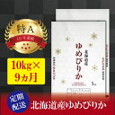 【ふるさと納税】令和5年産【定期便(10kg×9カ月)】北海