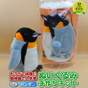 【ふるさと納税】おうちで体験！動物園の人気者ぬいぐるみ手作りキット　ペンギン 手作りキット 手芸 ヌイグルミ 人形北海道ふるさと納税 美唄 ふるさと納税 北海道【配送不可地域：沖縄】