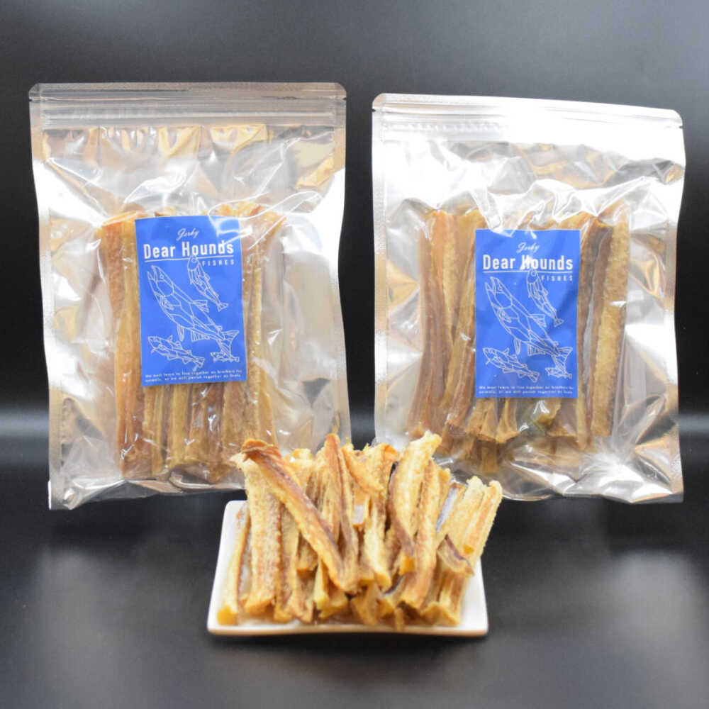 Rakuten - 【ふるさと納税】愛犬・愛猫用おやつ 鱈 スティックジャーキー 計200g（100g×2個） | ペットフード ペット用 ジャーキー ドッグフード おやつ | Dear Hounds[BOAE034]