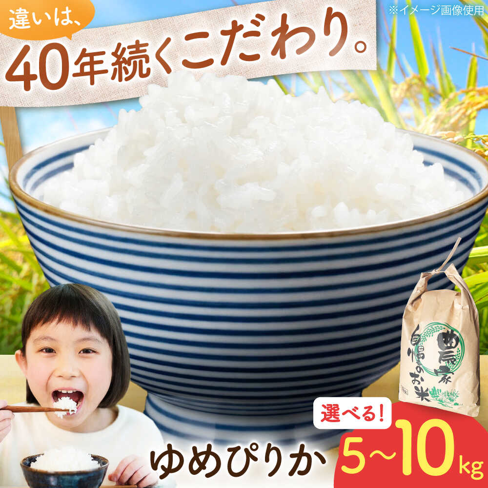 【選べる容量】 ゆめぴりか 5kg 10kg | 精米 米 お米 白米 北海道産 | 株式会社美信[BOBC006]
