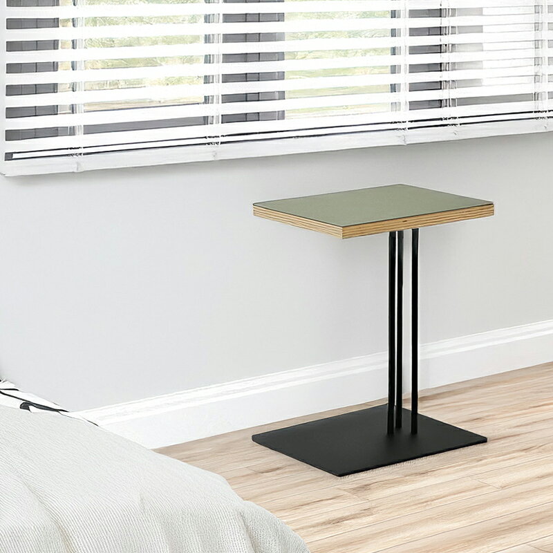 【ふるさと納税】＼選べるサイズとカラー/ Rectangle saide table (レクタングルサイドテーブル) ワークデスク H500 H600 ブラック ホワイト 集成材 タモ ウレタンクリア パウダー アクアヴェール オリーブ モーブ EB8-0631var [2]