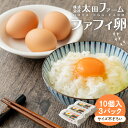 【ふるさと納税】ファフィ卵10個入3パック(サイズ不ぞろい) | たまご 卵 食品 人気 おすすめ 送料無料