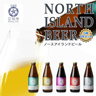 【ふるさと納税】ノースアイランドビール5種6本セット