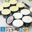 【ふるさと納税】【120ml(2種)・12個入り】江別産 素材にこだわったジェラート【CHICO】ジェラート | アイス 氷菓 お菓子 スイーツ 北海道ふるさと...