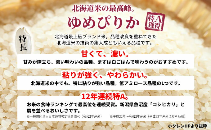 【ふるさと納税】北海道赤平産 ゆめぴりか 5kg 特別栽培米 【12回お届け】 精米 米 北海道 定期便　【定期便・定期便 ふるさと納税 ゆめぴりか 米 赤平産】 3