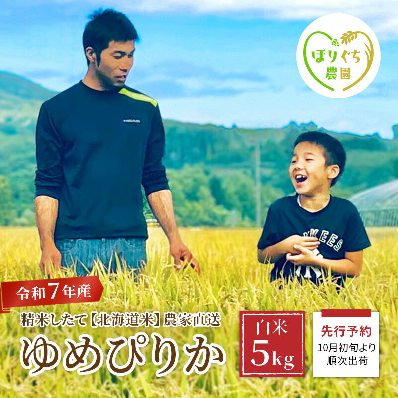 [2023年産米]米 北海道 赤平産 ゆめぴりか 5kg 精米したて直送 [ お米 白米 こめ コメ おこめ 新米 お米 ゆめぴりか 赤平産 ] お届け:2023年10月中旬より順次お届け※天候や発育によりお届けが遅れることがあります。