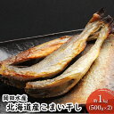 北海道産こまい干し 約1kg(500g×2) 化粧箱入 氷下魚 干し魚 おかず おつまみ 揚げ物　