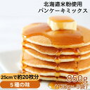 【ふるさと納税】4-6 米粉のパンケーキミックス 5袋計850g プレーン メープル 黒糖 抹茶 ココア | パンケーキミックス グルテンフリー 米粉 モチモチ 簡易包装 食品 通販 返礼品 ギフト ふるさと納税 故郷 納税 北海道 紋別市 紋別 オホー