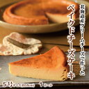 ベイクドチーズケーキ 【ふるさと納税】13-223 Cafe ほの香のベイクドチーズケーキ(5号)