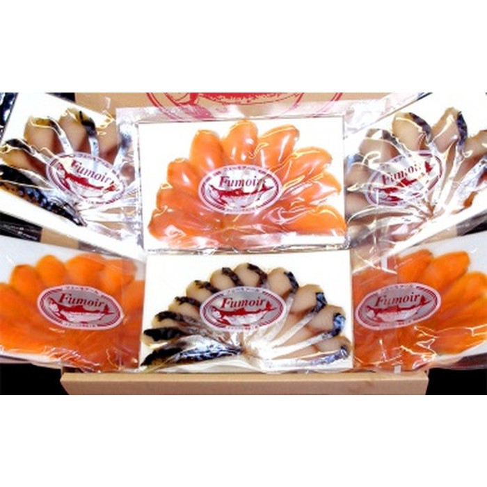 【ふるさと納税】14-111 無添加・カラフト鱒とサバ・スモーク